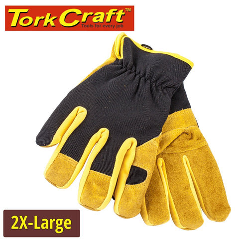 Tork Craft Glove Leather Palm Xx-Large freeshipping - Africa Tool Distributors