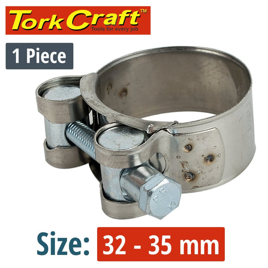 Hose Clamp H/Duty 32-35 Bulk freeshipping - Africa Tool Distributors