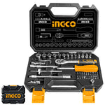 Ingco Socket Set 1/4" Drive 45 Pcs