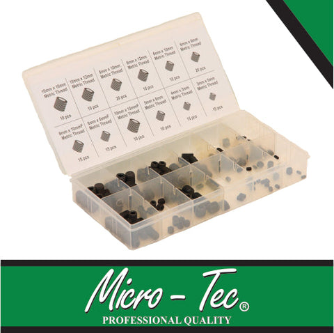 Micro-Tec Grub Screws (Allen Key Assortment)160Pc