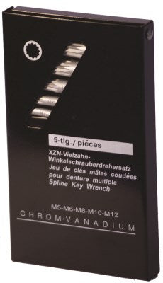 Micro-Tec Spline Allen Key Set 5 Pcs I5501
