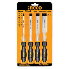 Ingco Wood Chisel Set Cr-V Hktwc0401 freeshipping - Africa Tool Distributors