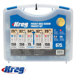 Kreg Wood Pocket Hole Screw Kit 675 Pcs freeshipping - Africa Tool Distributors