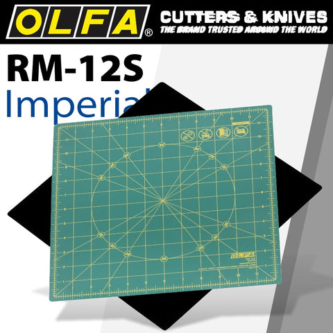 Special - OLFA ROTATING MAT INCHES GRID 12 X 12 300 x 300mm