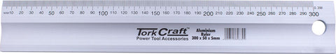 Tork Craft ALUMINIUM STRAIGHT EDGE RULER TYPE B 300X50X5.0MM
