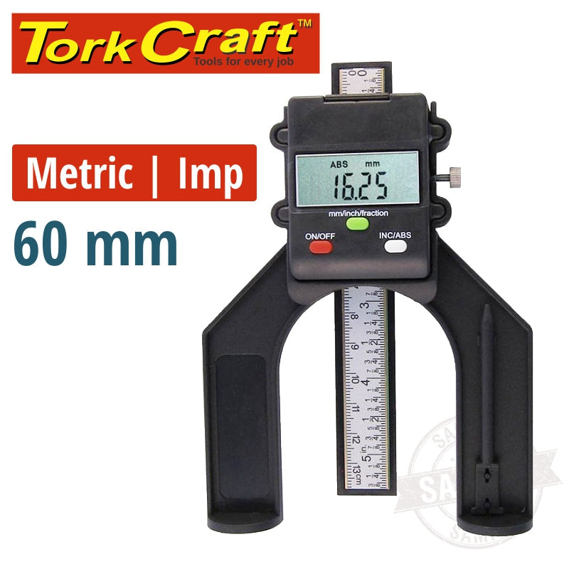 Digital Depth Gauge 60Mm freeshipping - Africa Tool Distributors