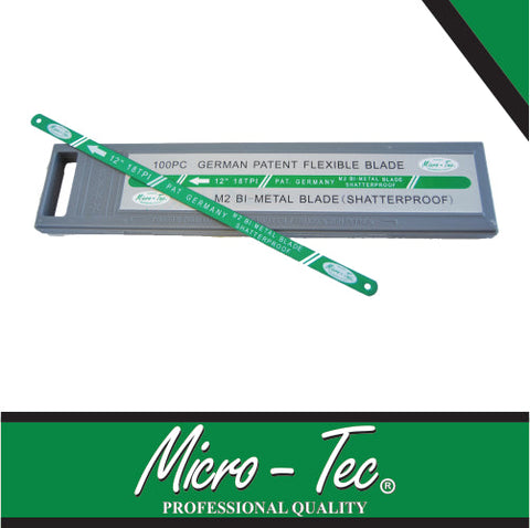 Micro-Tec Blade Hacksaw 24Tpi Bi-Metal