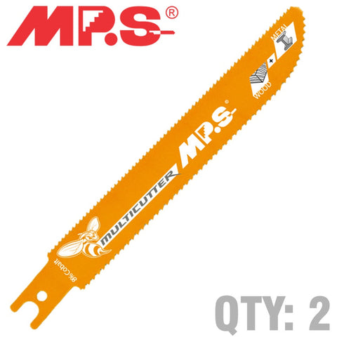 Mps Sabre Saw Metal&Wood 150Mm Multicutter U-Shank 10&14Tpi 2/Pk freeshipping - Africa Tool Distributors