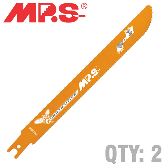 Sabre Saw Metal&Wood 200Mm Multicutter U-Shank 10&14Tpi 2/Pk freeshipping - Africa Tool Distributors