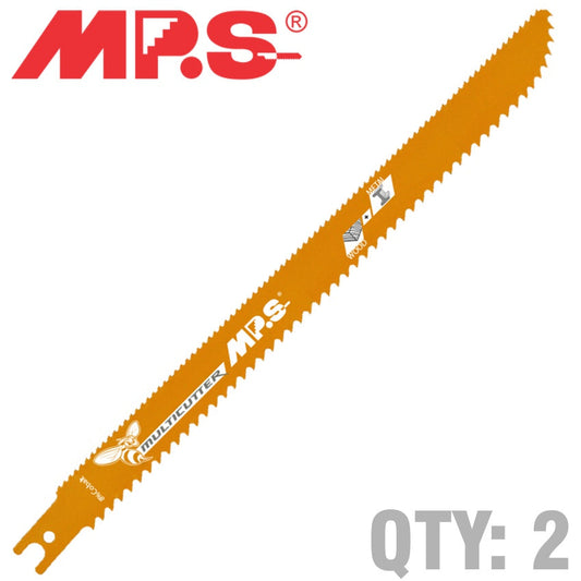 Sabre Saw Metal&Wood Extra-Long 250Mm Multicutter U-Shank 6&10Tpi 2/Pk freeshipping - Africa Tool Distributors