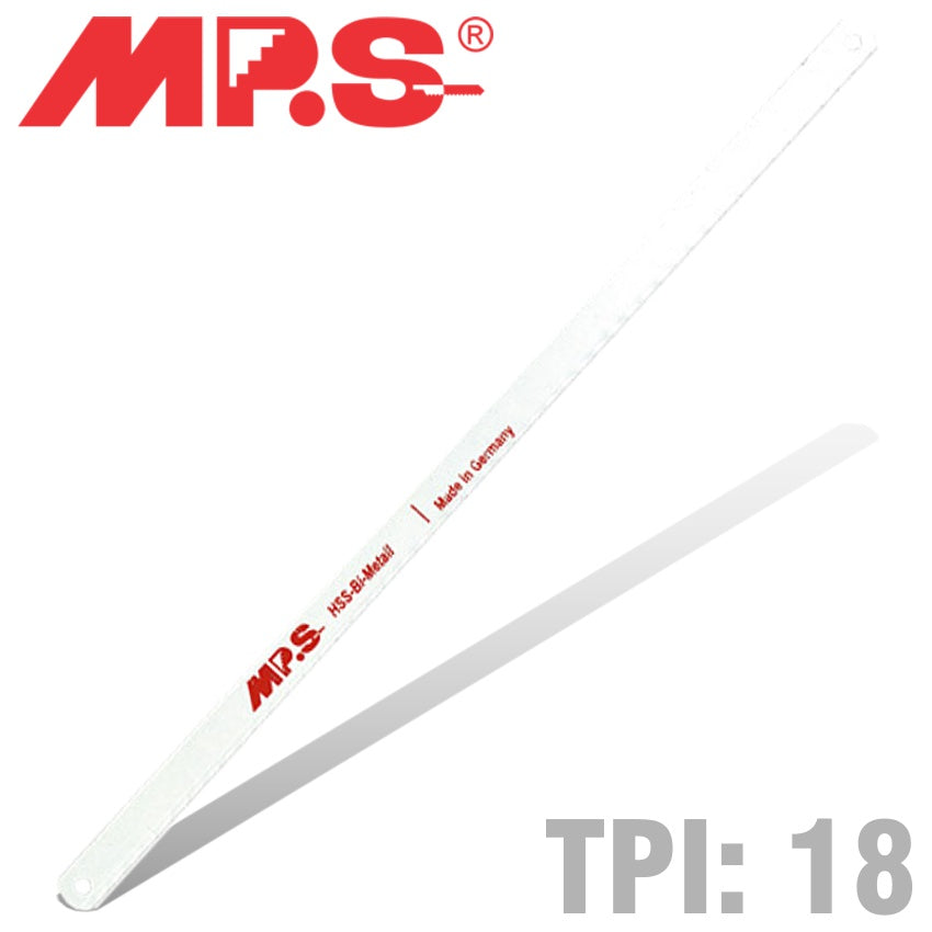 Mps Hacksaw Blade Hss Bi-Metal 18T X 300Mm For All Metal Cutt freeshipping - Africa Tool Distributors