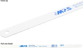 MPS HACKSAW BLADE HSS BI-METAL 24T X 300MM ALL METAL CUTT