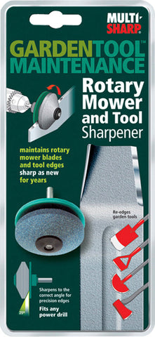 Multi-Sharp Rotary Mower & Tool Sharpener Corundum Wheel For Drill