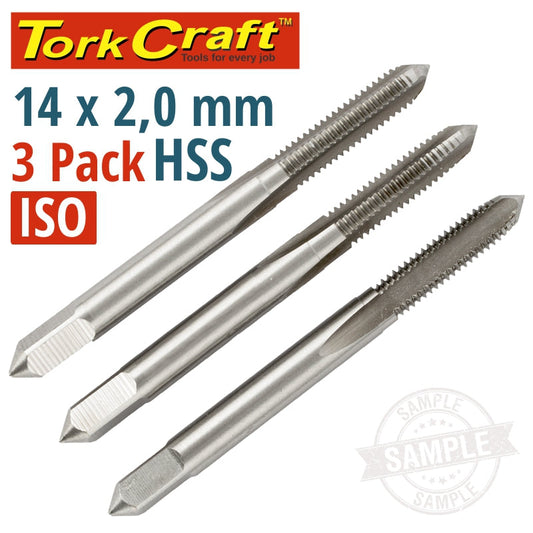 Taps Hss 14X2.00Mm Iso 3/Pack freeshipping - Africa Tool Distributors
