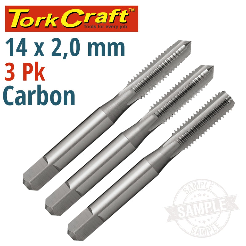 Taps Carb.Steel 14X2.00Mm 3/Pk freeshipping - Africa Tool Distributors