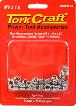 thread repair kit m6 x 1.0 x 1.5d repl. inserts for nr5006