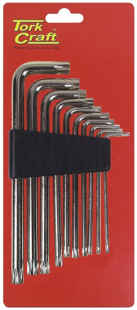 Torx Key Set 10Pc T9-T50  Cr-V Carded freeshipping - Africa Tool Distributors