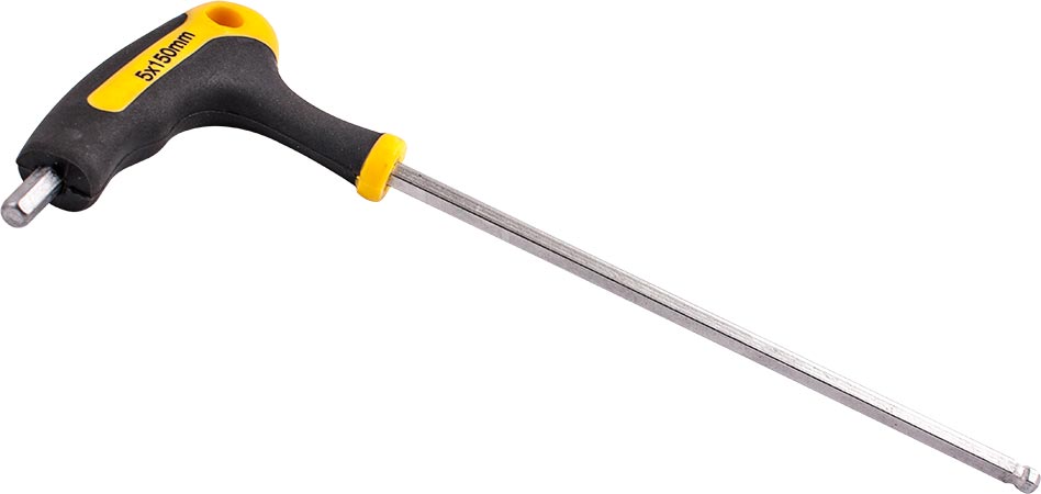 Tork Craft BALL POINT T HANDLE HEX ALLEN KEY 5.0MM X 150MM