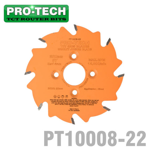 Po-Tec Saw Blade Tct 100X3.96X22X8T Biscuit Joiner  Wood Prof. Pro-Tech freeshipping - Africa Tool Distributors