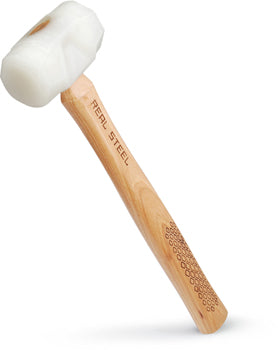 Real Steel HAMMER URETHANE 38MM 1 1/2' FACE DIAM. HICK. WOOD HANDLE