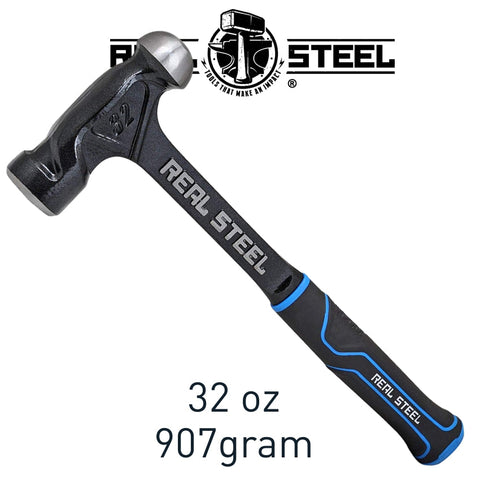 Real Steel Hammer Ball Pein 900G 32Oz Ultra Steel Handle Real Steel freeshipping - Africa Tool Distributors
