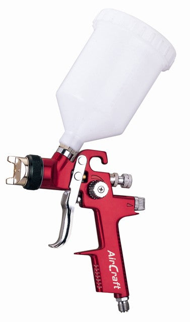 Air Craft SPRAY GUN 1.4MM HVLP NEW TECH.W/PLASTIC CUP 600CC
