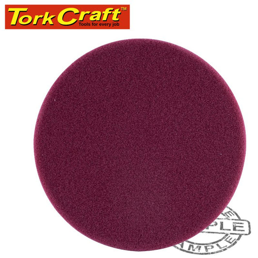 Tork Craft Foam Pad Hook And Loop Maroon Sponge 150Mm 6' Heavy Compounding freeshipping - Africa Tool Distributors