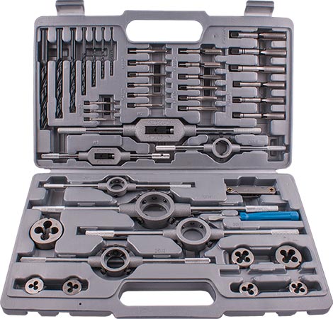 Tap And Die Set 44Pce 3-12Mm Hss In Metal Case freeshipping - Africa Tool Distributors