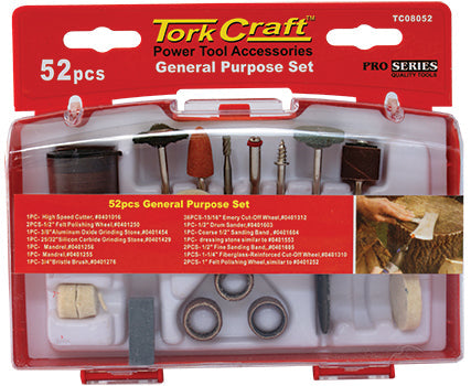 Tork Craft Mini Rotary General Purpose Set 52 Pce freeshipping - Africa Tool Distributors