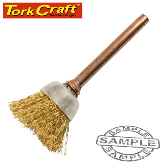 Mini Brass Brush 12.7Mm Cup 3.2Mm Shank freeshipping - Africa Tool Distributors