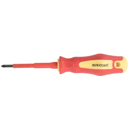 Screwdriver Insulated Pozi.No.1 X 80Mm Vde freeshipping - Africa Tool Distributors