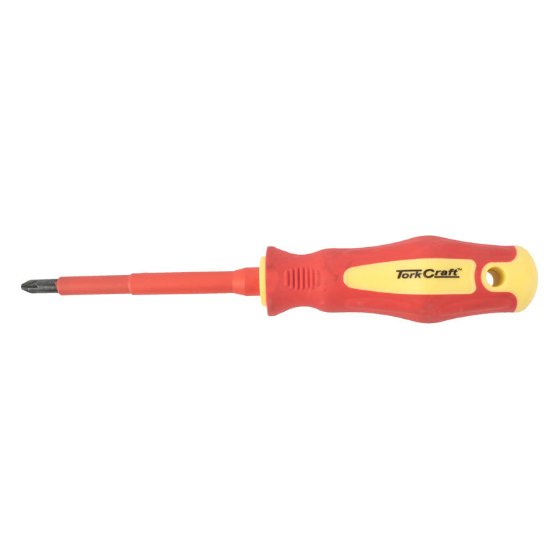 Screwdriver Insulated Pozi.No.2 X 100Mm Vde freeshipping - Africa Tool Distributors