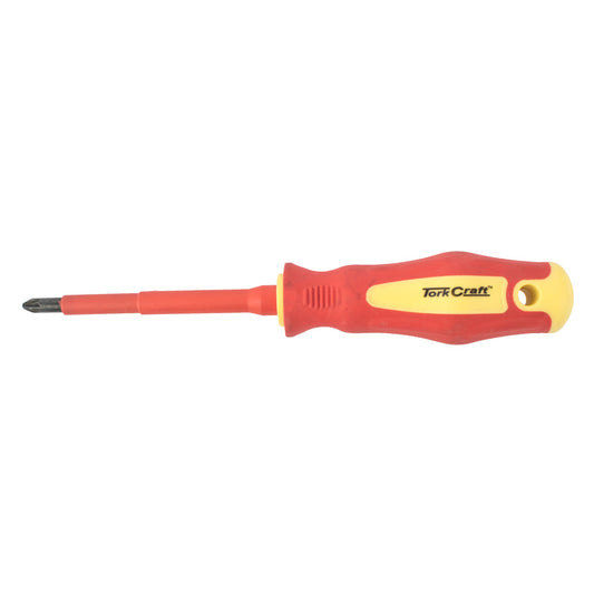 Screwdriver Insulated Pozi.No.2 X 100Mm Vde freeshipping - Africa Tool Distributors