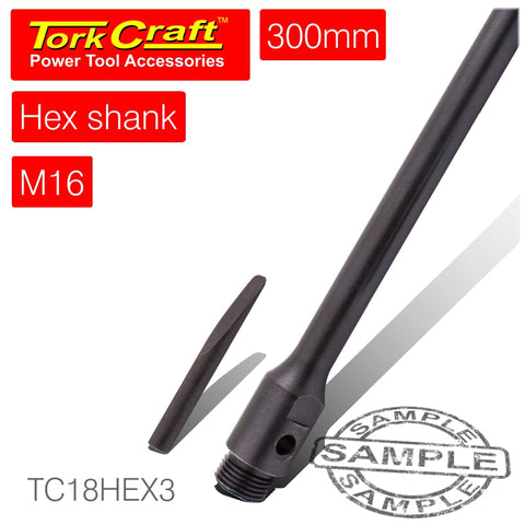 Hex Shank Adaptor  M16X13Mm For Diam Core 300Mm freeshipping - Africa Tool Distributors