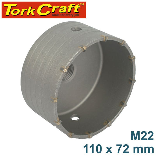 Hollow Core Bit Tct 110 X 72Mm M22 freeshipping - Africa Tool Distributors