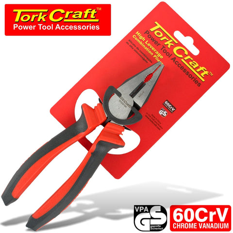 Tork Craft Pliers Combination High Leverage Crv 180Mm freeshipping - Africa Tool Distributors