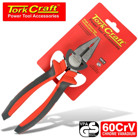 Tork Craft Pliers Combination High Leverage Crv 200Mm freeshipping - Africa Tool Distributors