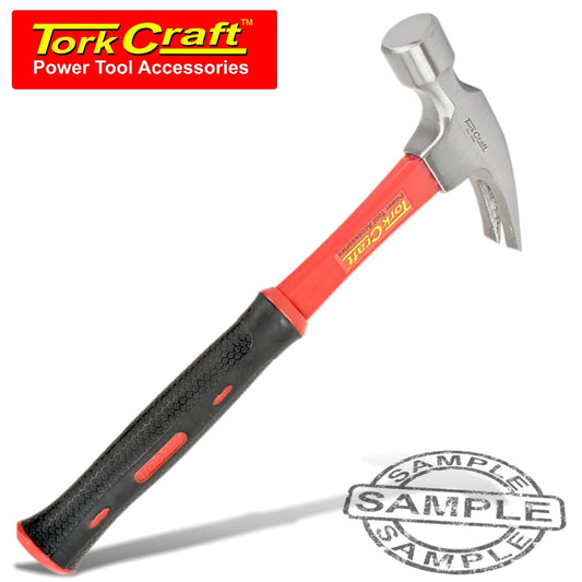 Tork Craft Hammer Claw 700G (24Oz) Fibreglass Handle 295Mm & Full Pol Head freeshipping - Africa Tool Distributors