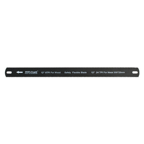 Tork Craft Hacksaw Blade Flexible Double Edge 300Mm X 25Mm Carbon Steel Tchs001 freeshipping - Africa Tool Distributors
