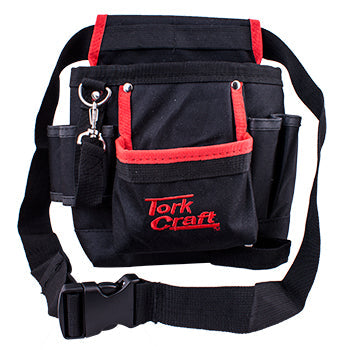 Tork Craft Nylon Tool Pouch Belt With 7 Pockets