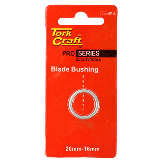 Tork craft BLADE BUSHING 20-16MM CARDED