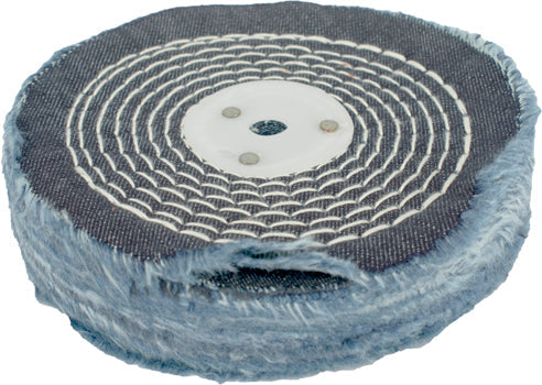 Tork Craft COLOUR BUFF/MOP 150MM X 2 SECTION X 30MM THICK 1/2' HOLE