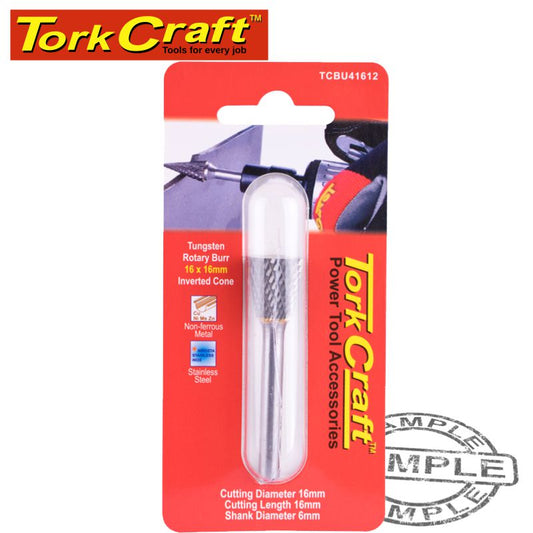 Rotary Burr Tungsten 16X6X16Mm Inverted Cone freeshipping - Africa Tool Distributors