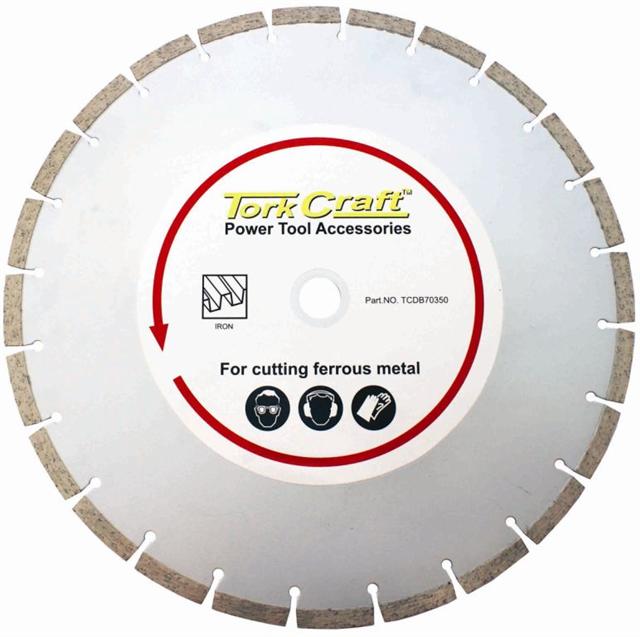 Tork Craft Diamond Blade Seg.350X25.4 Metal Cutting freeshipping - Africa Tool Distributors