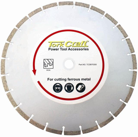 Tork Craft Diamond Blade Seg.350X25.4 Metal Cutting freeshipping - Africa Tool Distributors