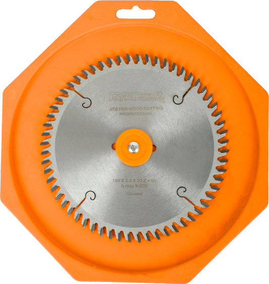 Tork Craft BLADE TCT EURO TIP 160X60T 2OMM BORE WOOD CUTTING PROFESIONAL