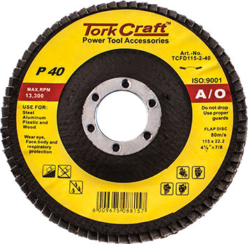 Flap Disc 115Mm 15 Deg.Angle 40Grit freeshipping - Africa Tool Distributors