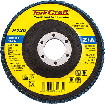 Flap Disc Zirconium 115Mm 120 Grit Flat freeshipping - Africa Tool Distributors