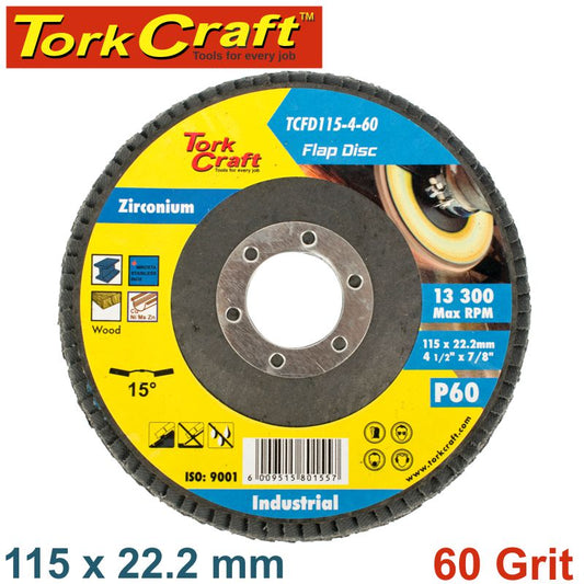 Flap Disc Zirconium 115Mm 60Grit Angled freeshipping - Africa Tool Distributors