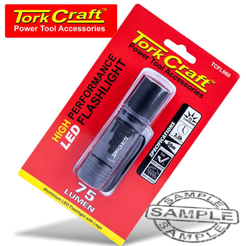 Tork Craft Torch Led Alum. 75Lm Blk Use 3 X Aaa Batteries Tork Craft Flash Light freeshipping - Africa Tool Distributors